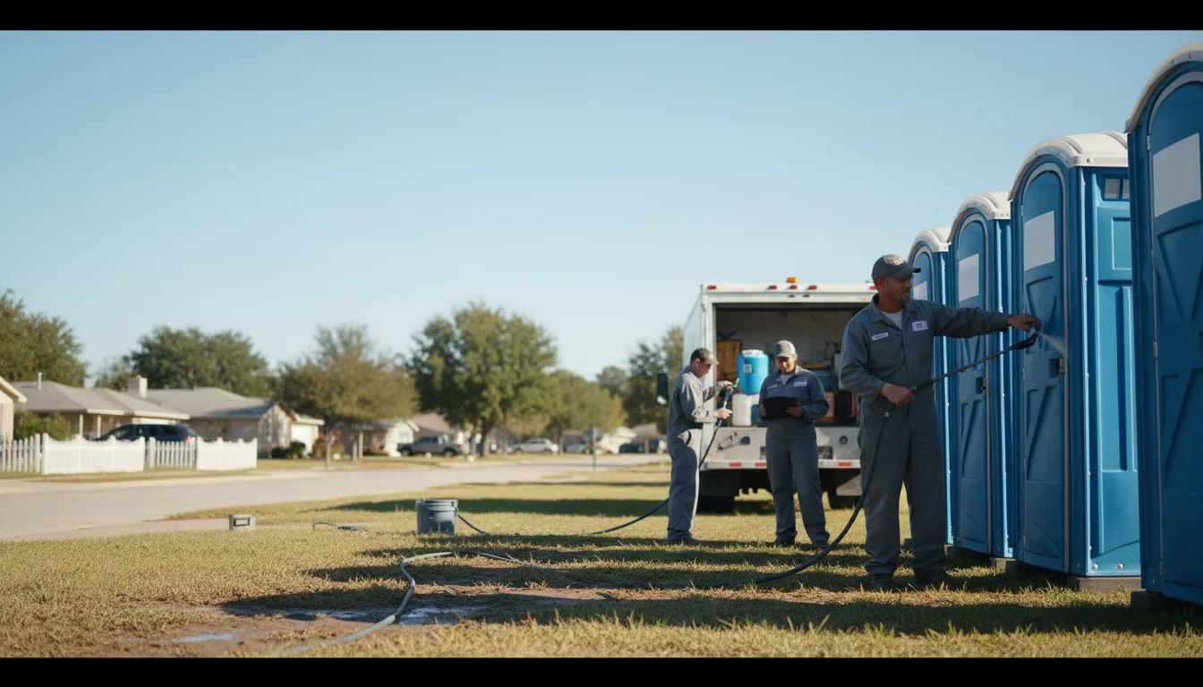 Long-Term Portable Toilet Rental in Shidler, OK near me